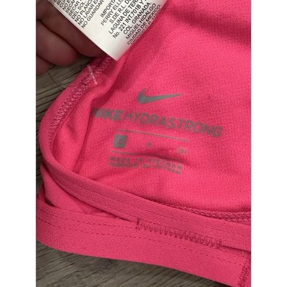 (2) Women's Nike HYDRASTRONG Bikini Tops Pink Orange Size Small NWT - Picture 4 of 10